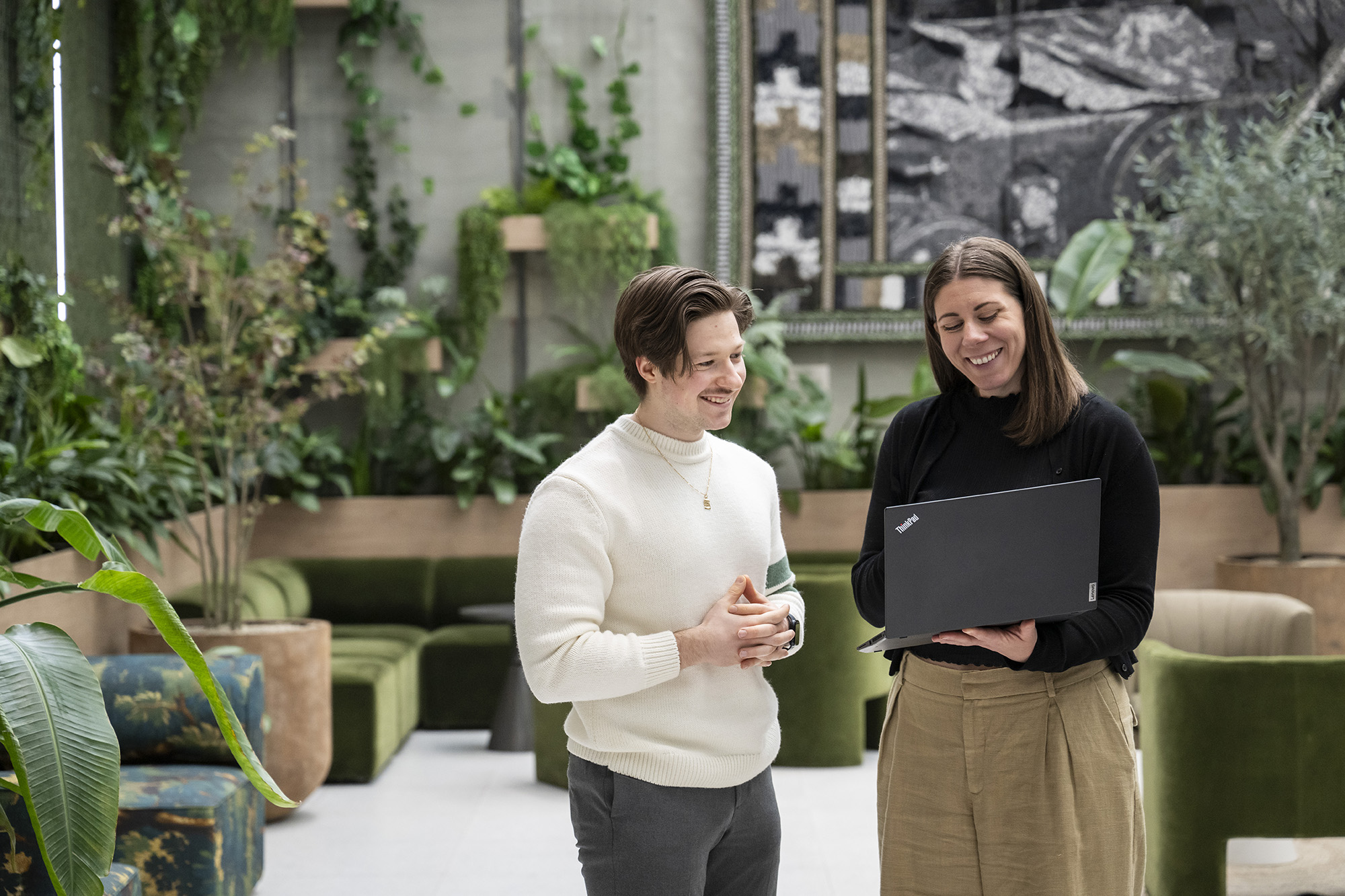 Pecka Johansson, Jämtland Basket, och Ola Widegren, Inexchange.